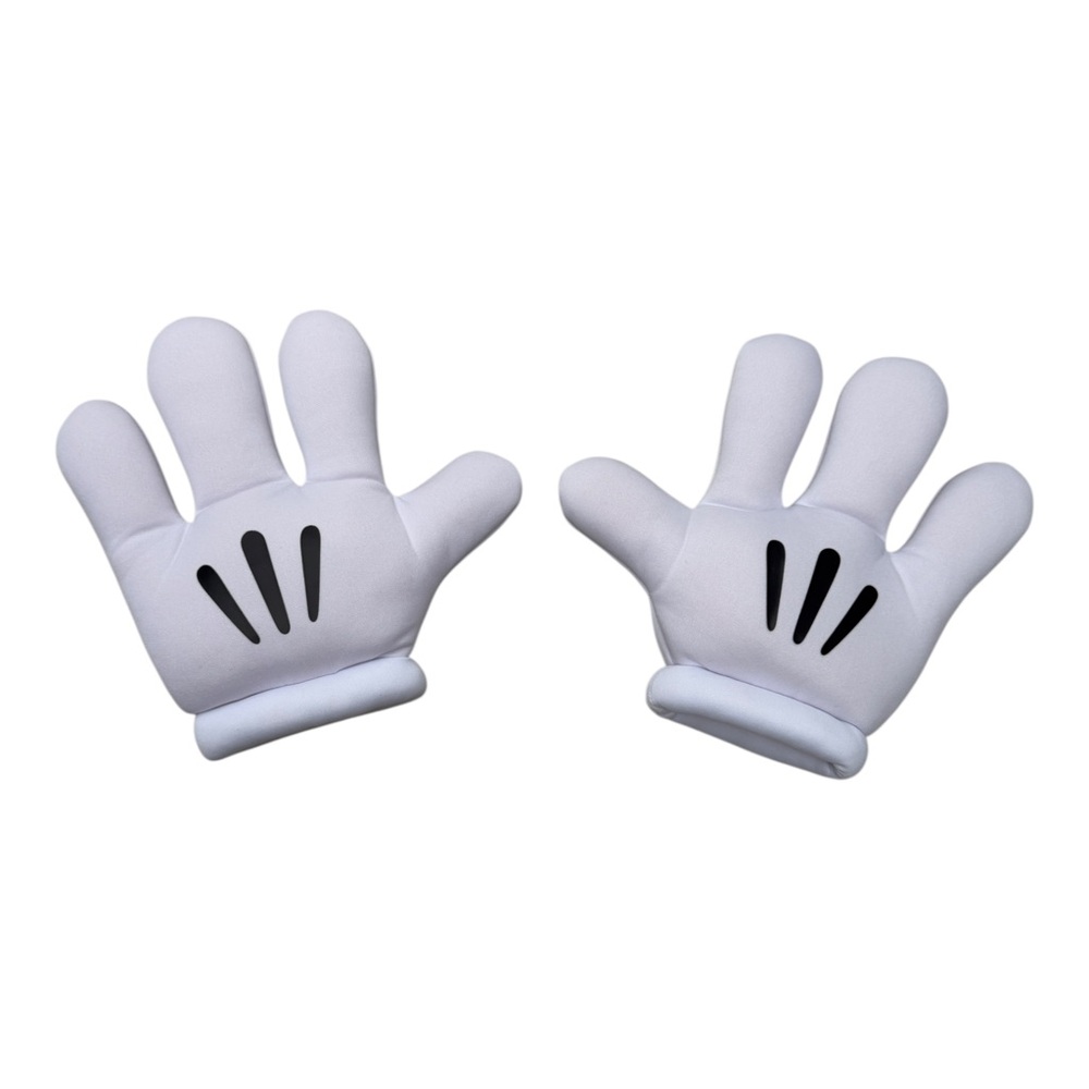 Disney Parks Mickey Mouse Plush Costume Gloves, Adult Size Character Hands